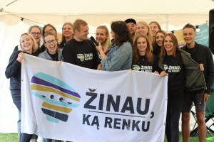 Zinau, ka renku savanoriai